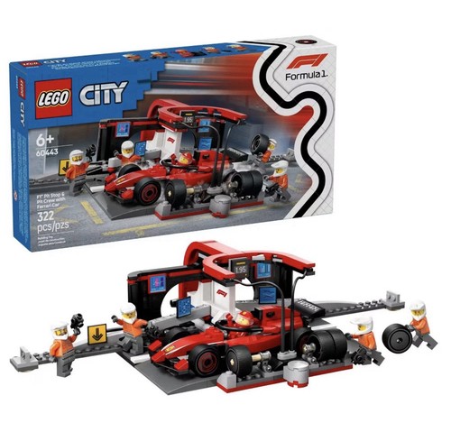 Lego city pit stop - &,