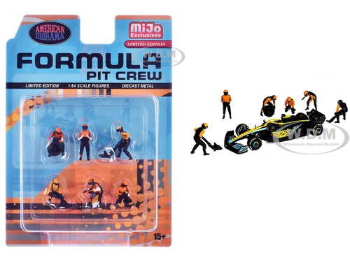 Formula pit crew orange 6 - orange",